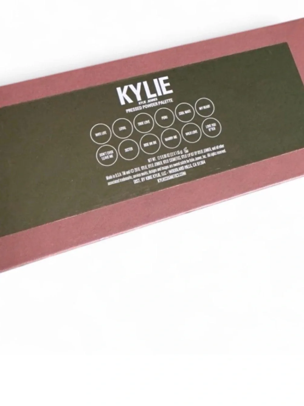 Kylie X Jordyn Pressed Powder Palette